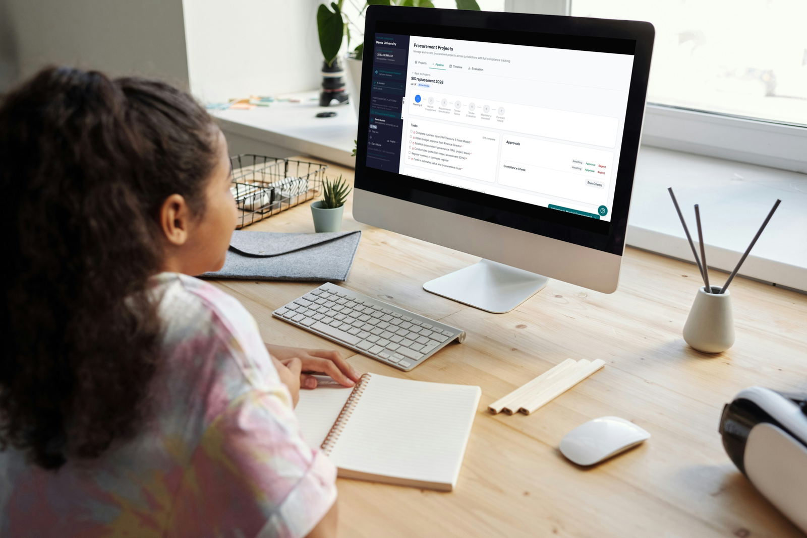University Procurement Officer using FHE Procurement Software